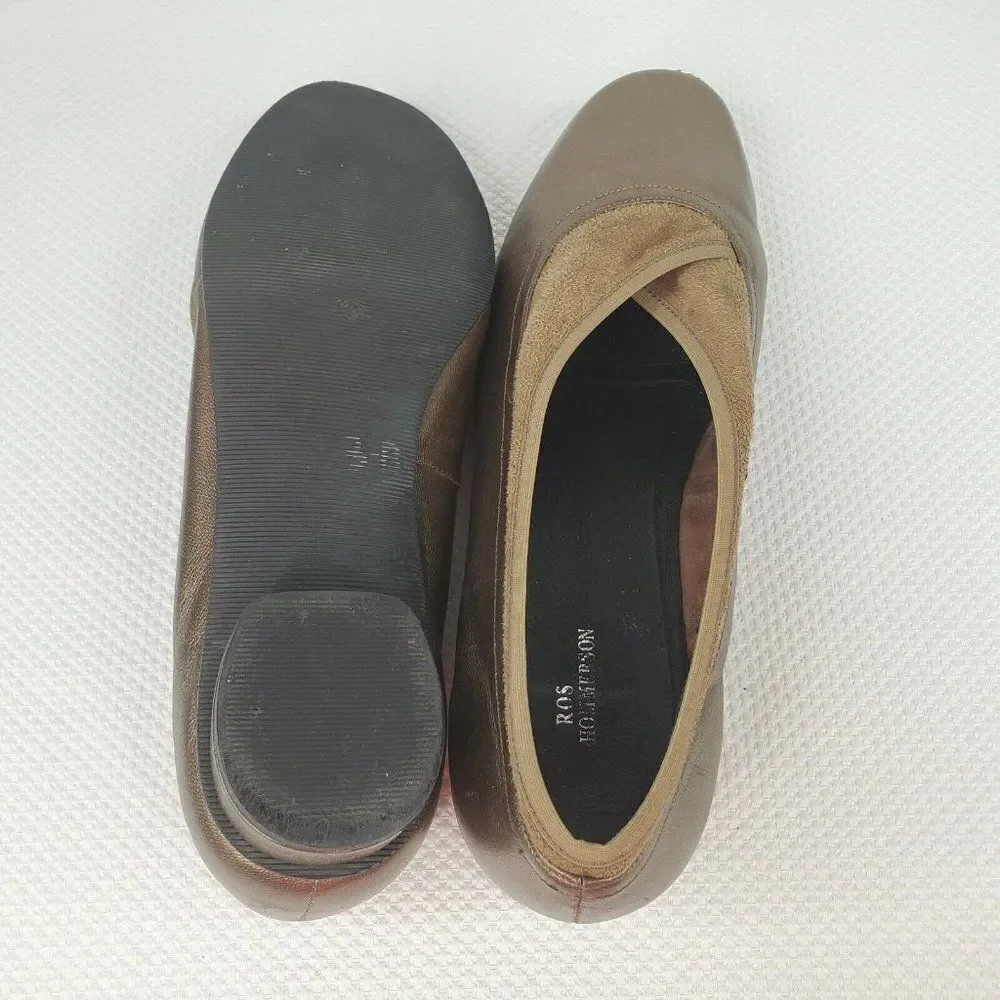 Ros Hommerson Marion Ballet Flat Bronze Nappa 11 W